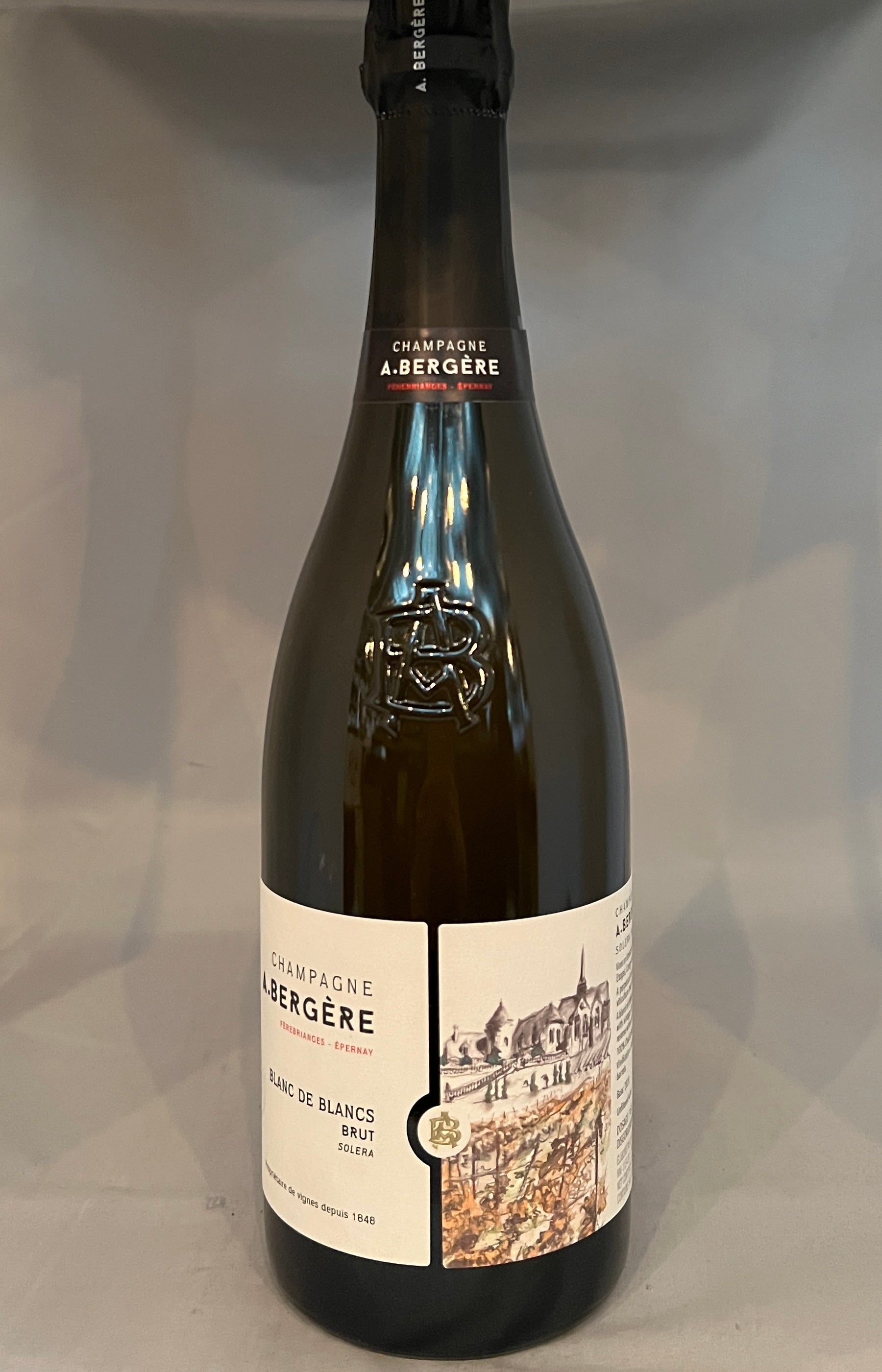Champagne A.Bergere Blanc de Blancs Brut Solera N.V. – Sauer Grapes