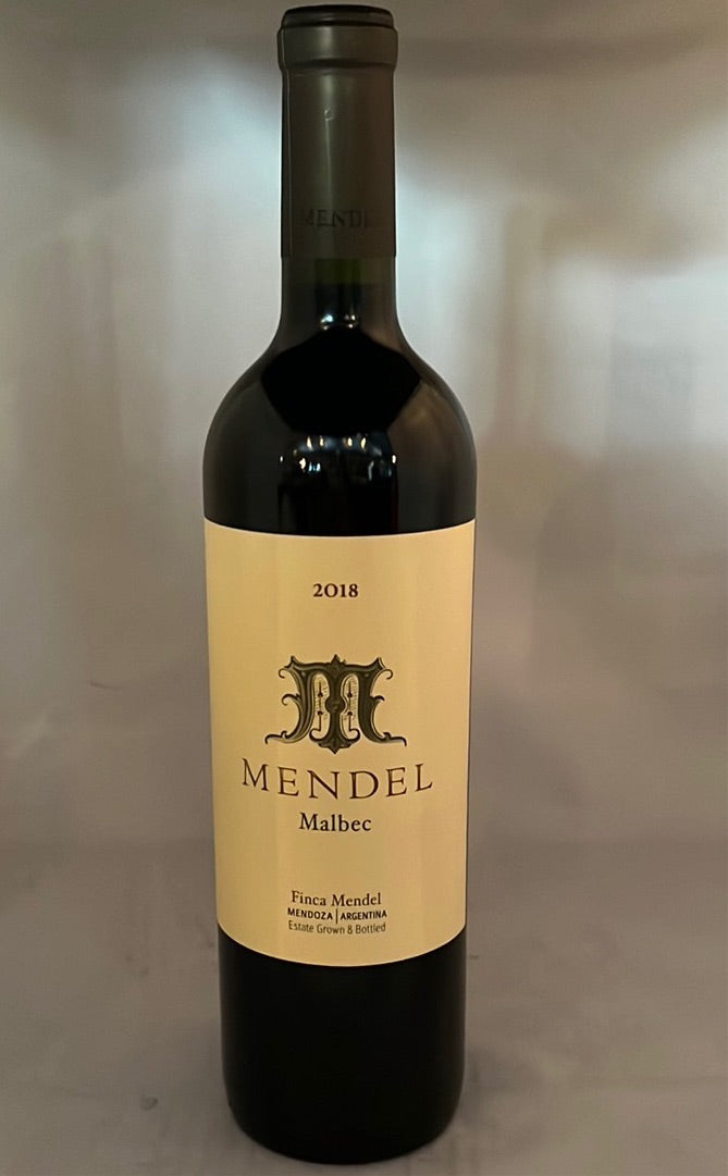 Bodega Mendel Malbec 2018, Argentina Sauer Grapes