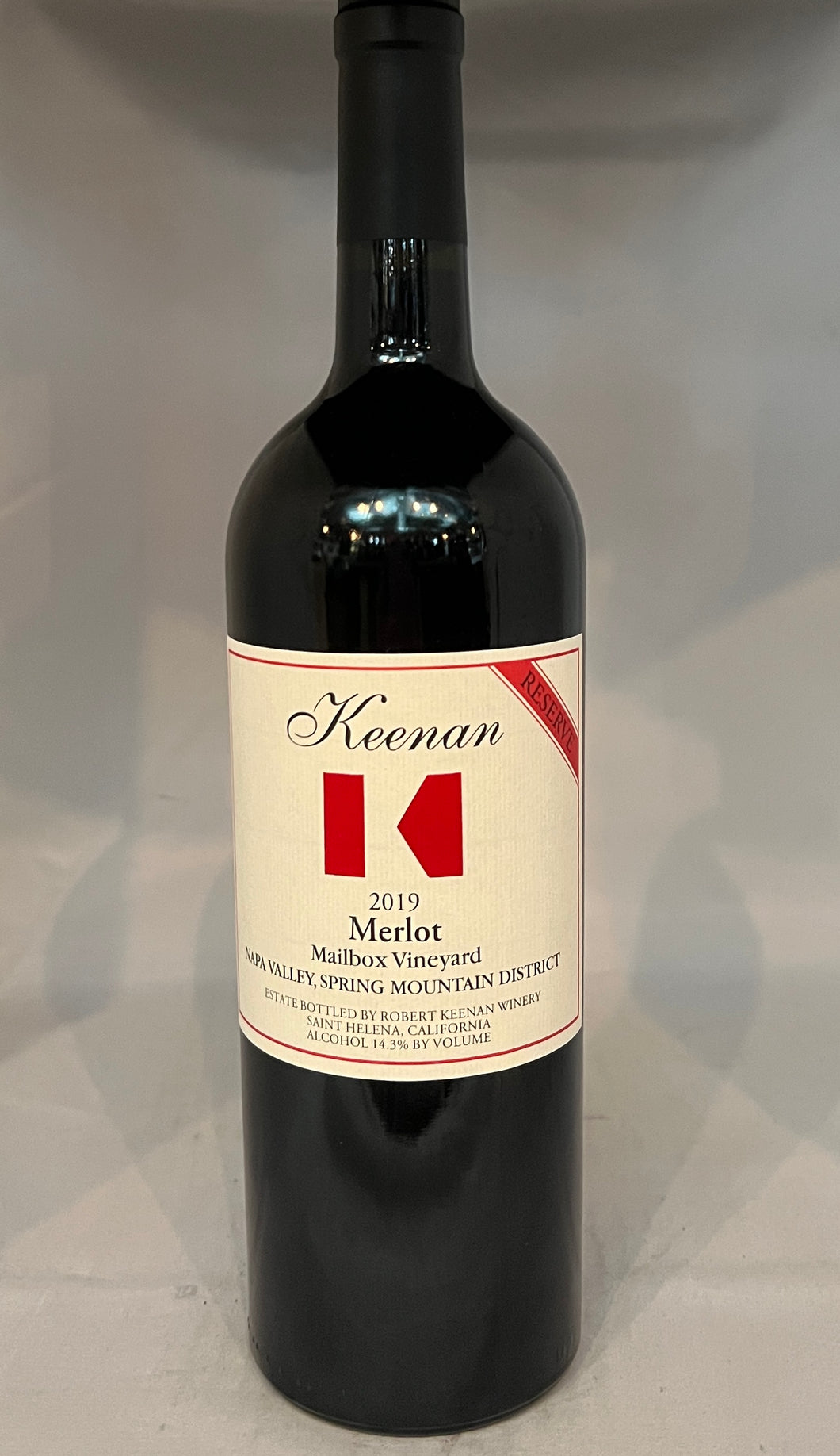 Keenan Reserve Merlot Mailbox Vineyard 2019, Spring Mountain District