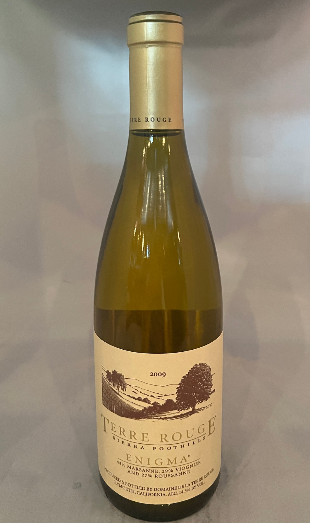 Terre Rouge Enigma (Marsanne/Viognier/Rousanne) 2015, Sierra Foothills