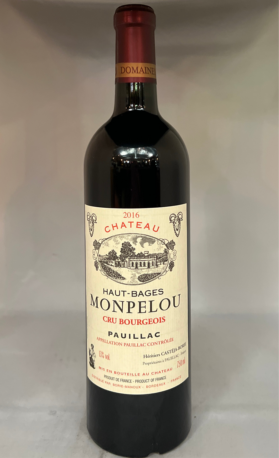Chateau Haut-Bages Monpelou Cru Bourgeois Pauillac 2016, Bordeaux