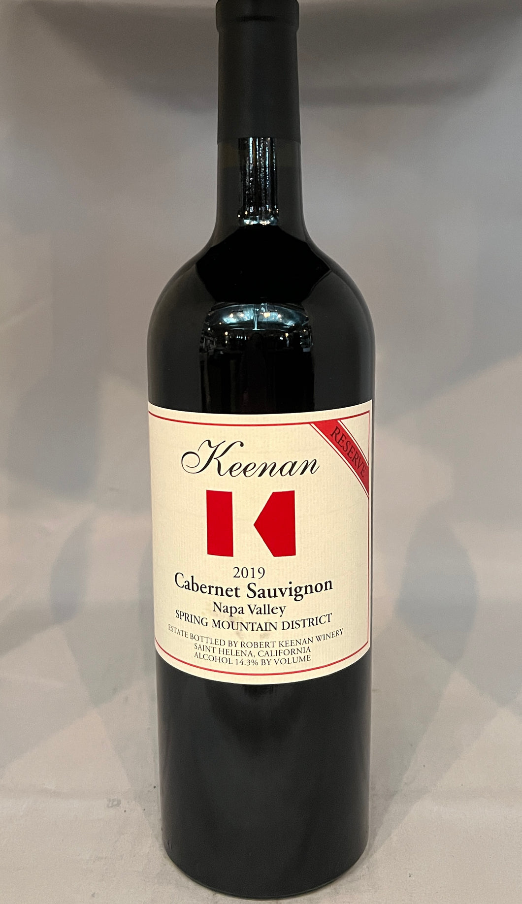 Keenan Reserve Cabernet Sauvignon 2019, Spring Mountain District