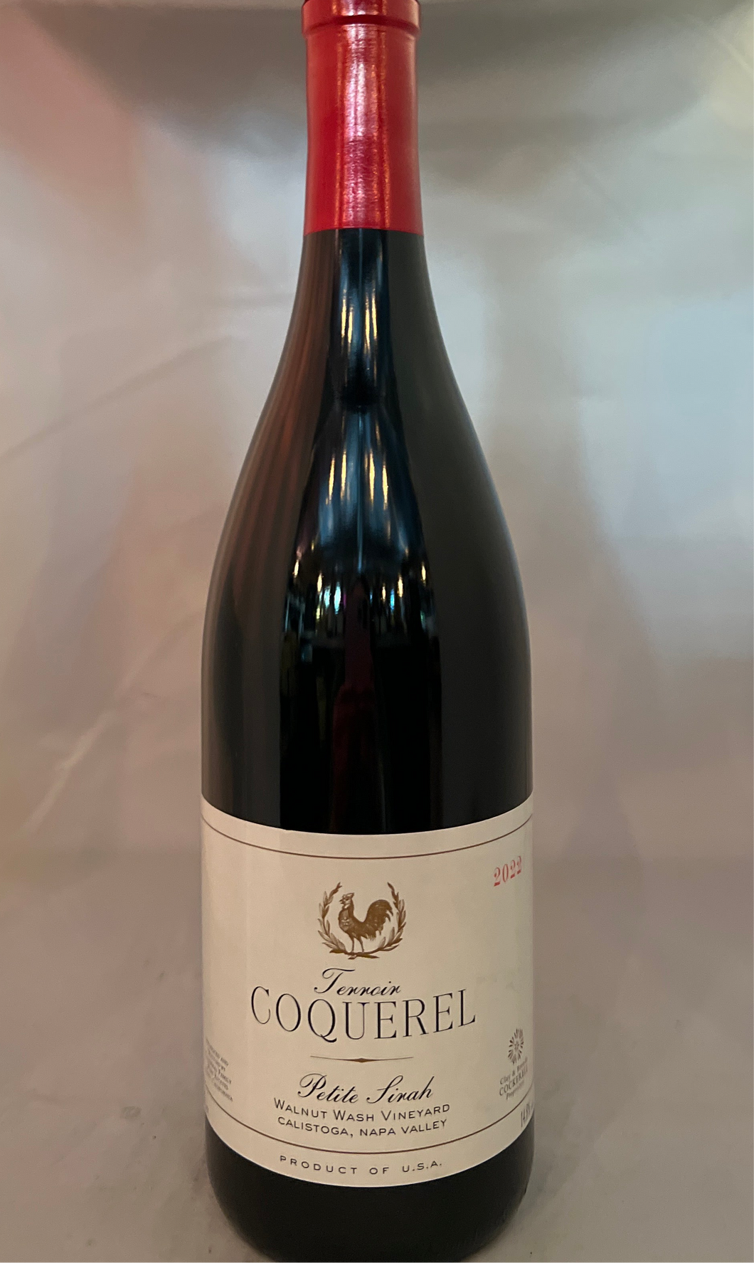 Coquerel Family Wine Estates Petite Sirah Walnut Wash Vineyard Calistoga 2022