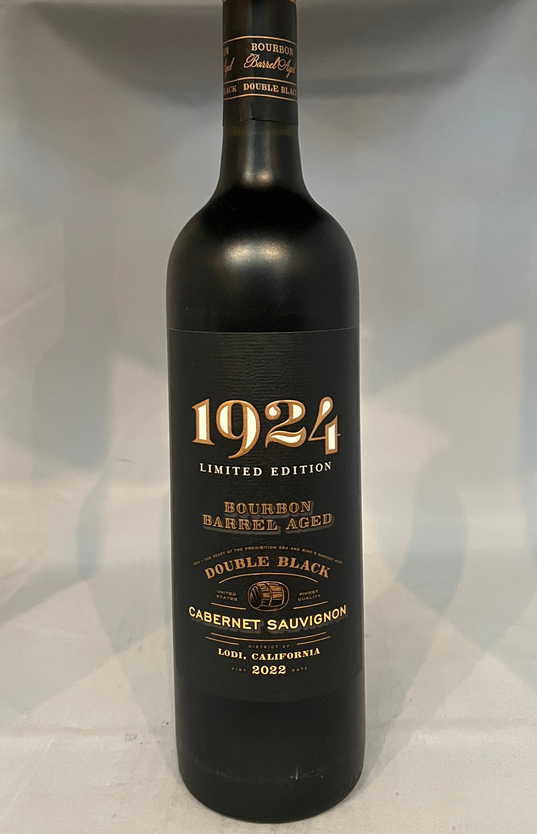 Double Black Limited Edition 1924 Bourbon Barrel Aged Cabernet Sauvignon by Gnarly Head 2022, Lodi