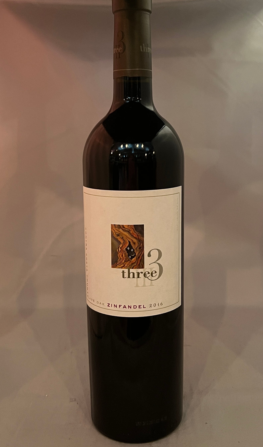 Three Wine Company Live Oak Zinfandel 2016, Contra Costa County