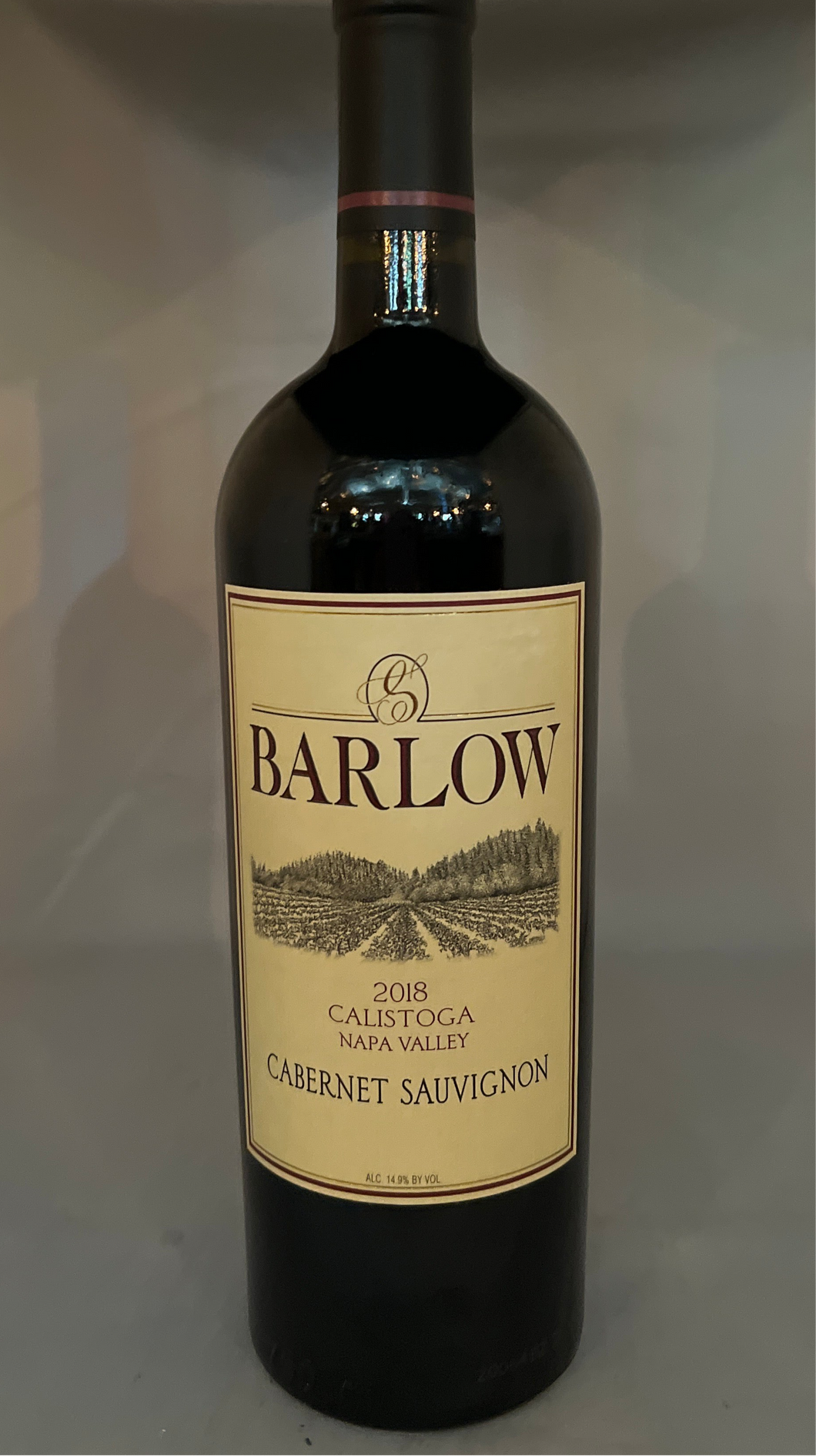 Barlow Cabernet Sauvignon 2018, Calistoga, Napa Valley