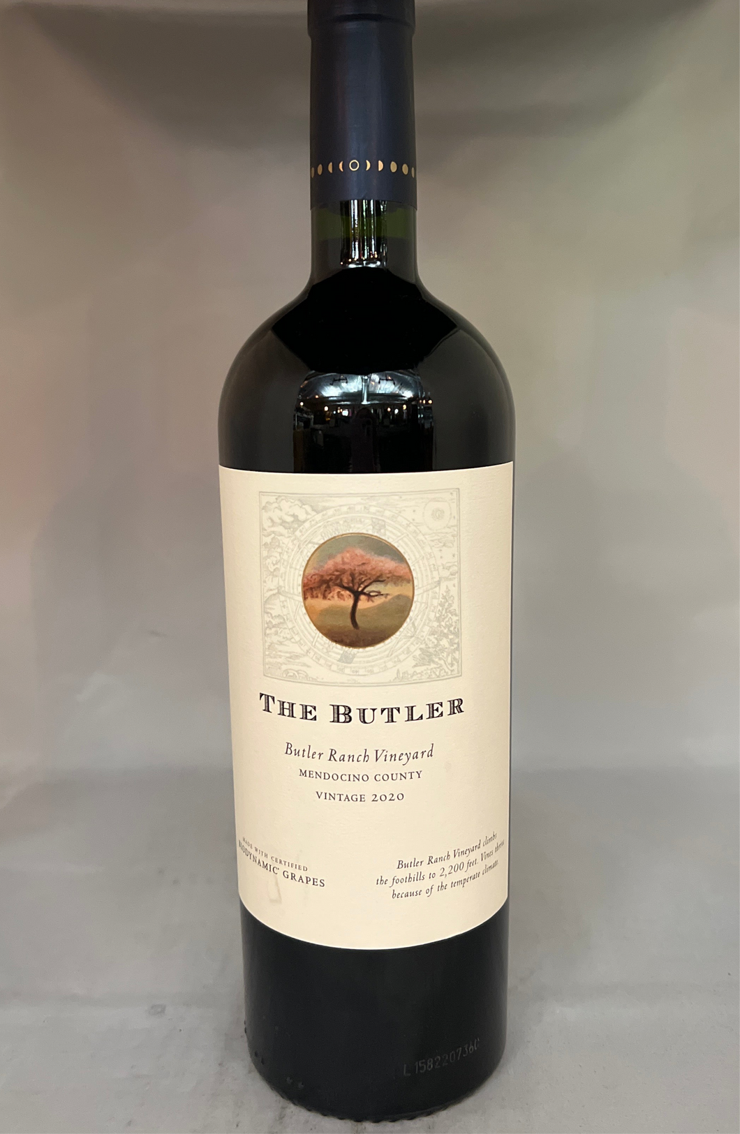 Bonterrra Organic Estates Biodynamic® Butler Ranch Vineyard 2020 ‘The Butler’, Mendocino County