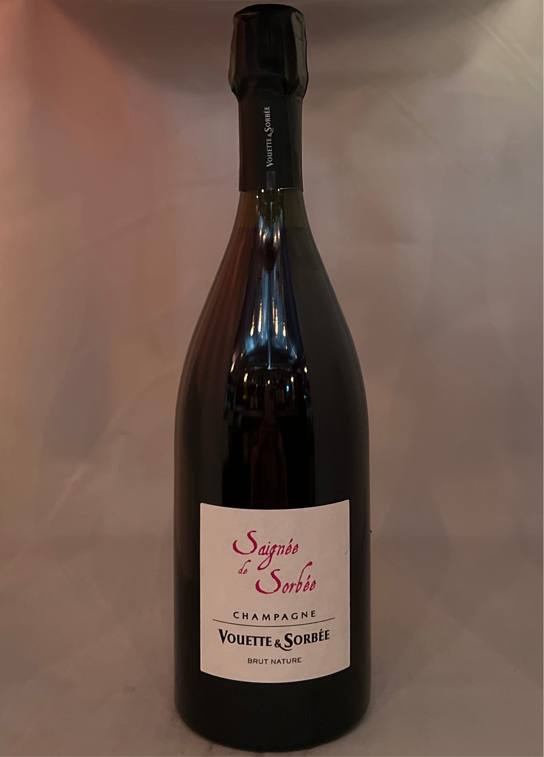 Champagne Vouette & Sorbee Saignee do Sorbee Rose Brut Nature