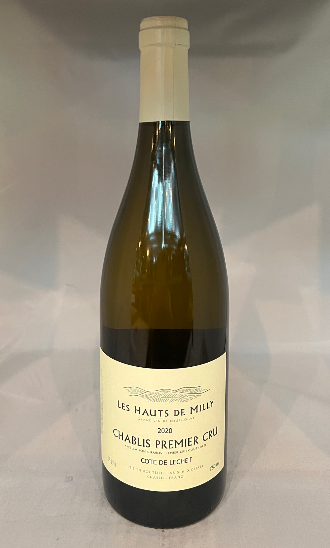 Les Hauts de Milly Chablis 1er Cru Cote de Lechet 2020