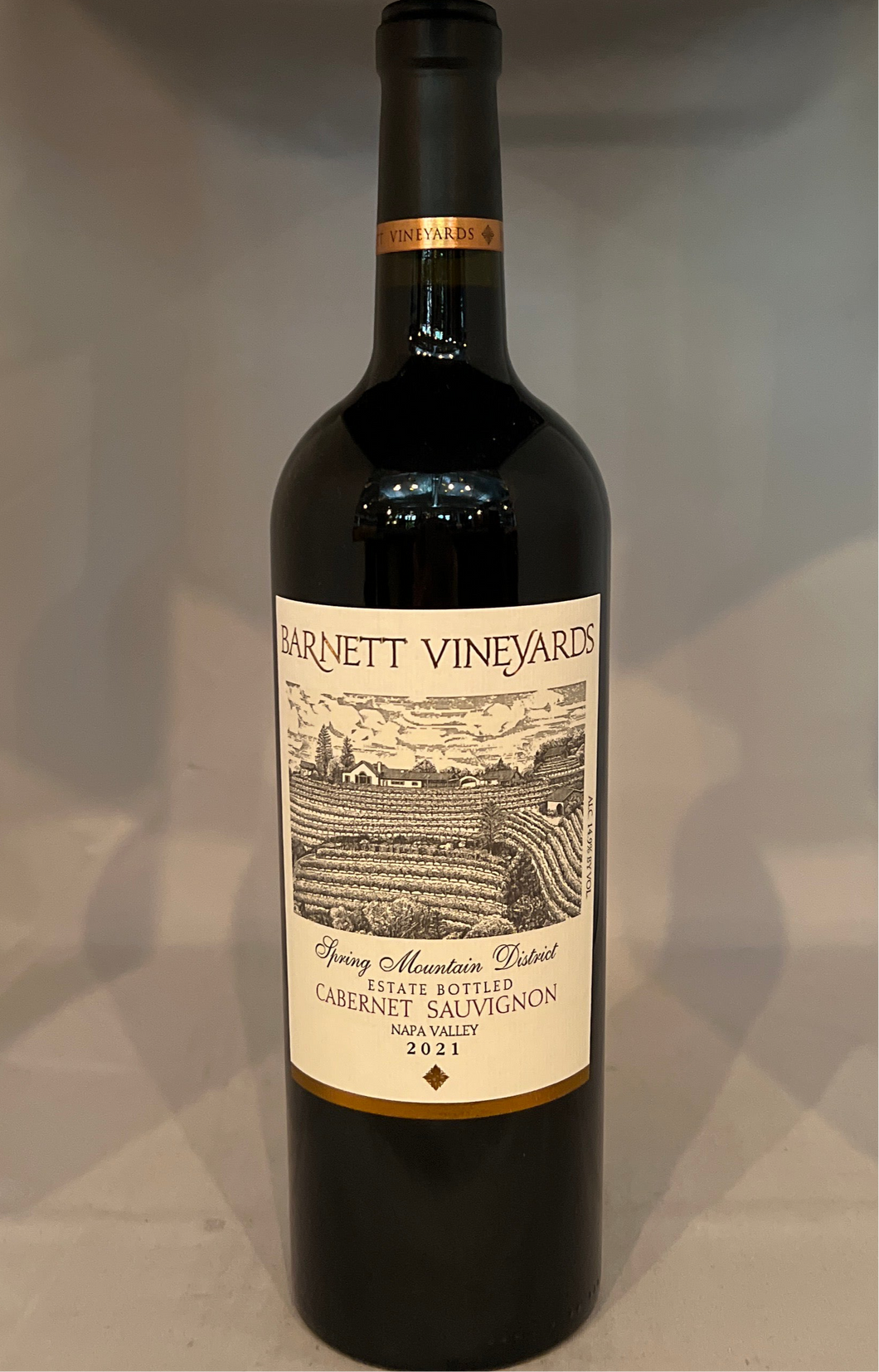 Barnett Vineyards Cabernet Sauvignon 2021, Spring Mountain District, Napa California