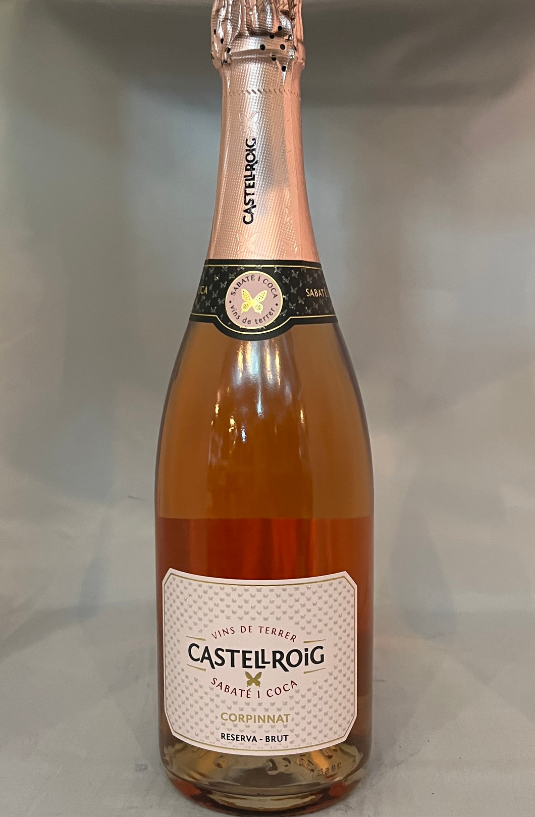 Castellroig Sabate I Coca Corpinnat Sparkling Rose Reserva Brut 2017, Spain