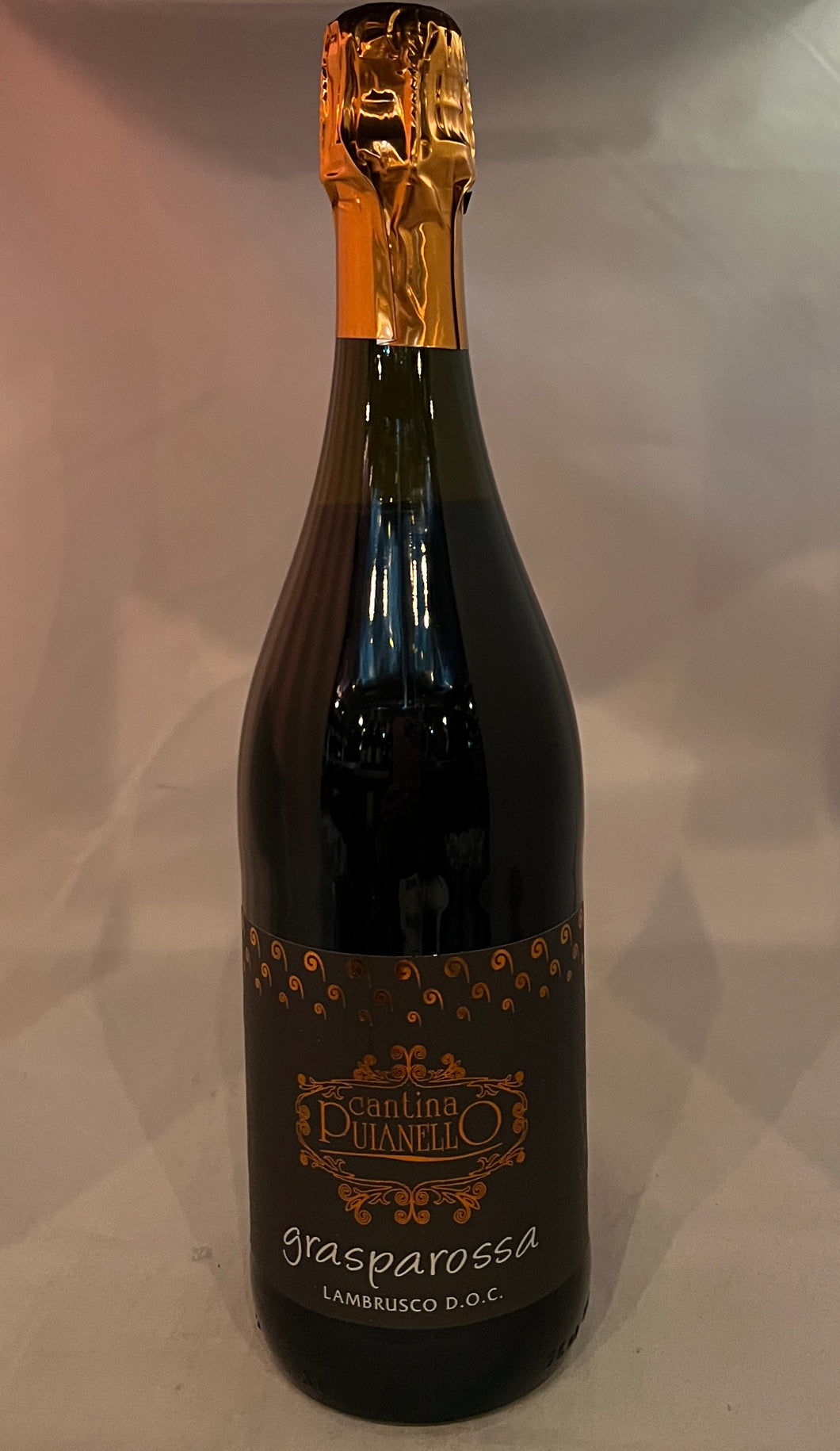 Cantine Puianello Lambrusco DOC Grasparossa Dry 2022, Emilia Romagna