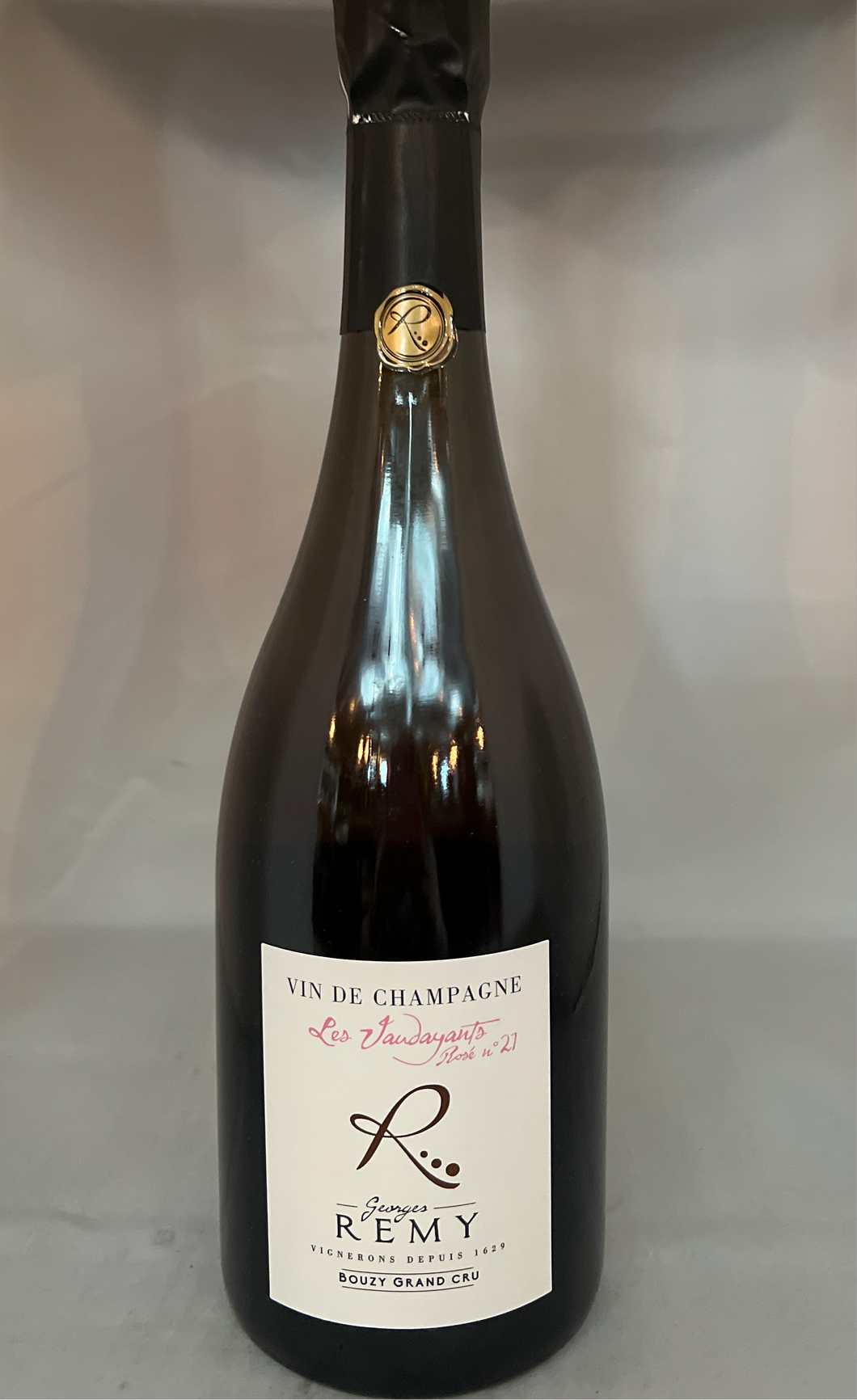Champagne Georges Remy Vin de Champagne Les Vaudayants Rose No. 21 Bouzy Grand Cru