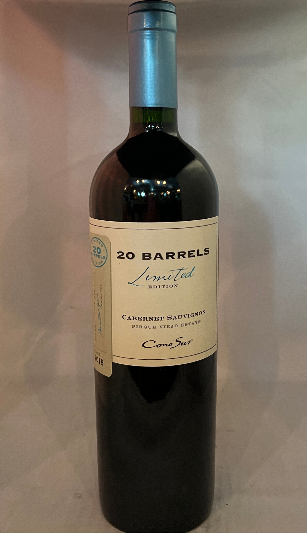 Cono Sur 20 Barrels Limited Edition Cabernet Sauvignon Pirque Viejo Estate 2018, Valle Del Maipo