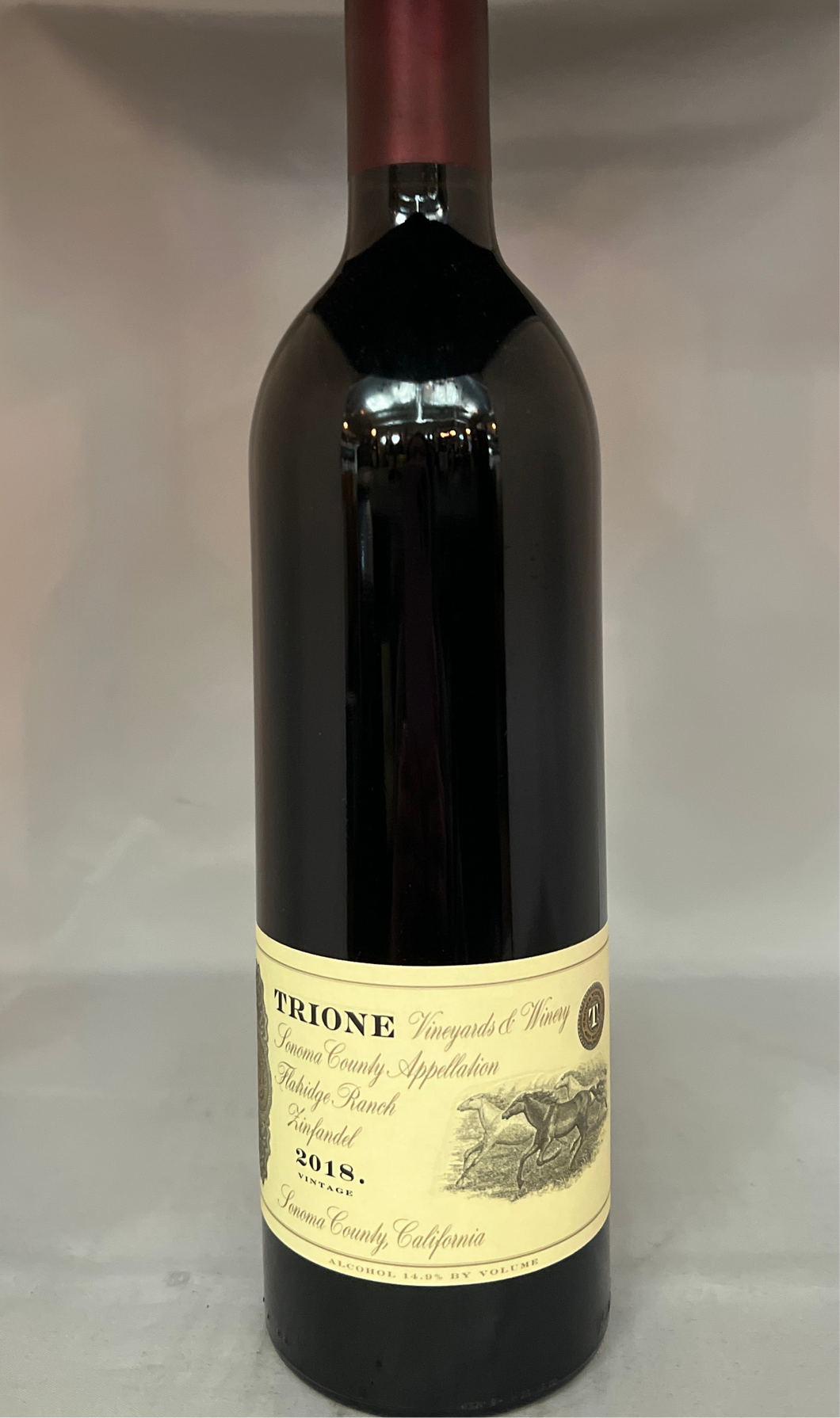 Trione Vineyards & Winery Flatridge Ranch Zinfandel 2018, Sonoma County California