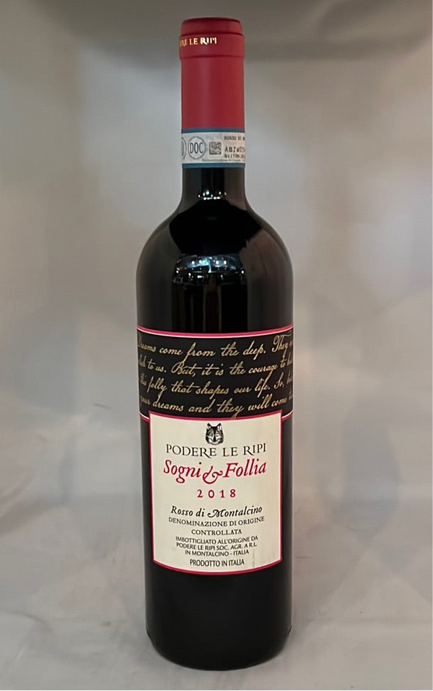 Podere Le Ripi Sogni & Follia Rosso di Montalcino 2018