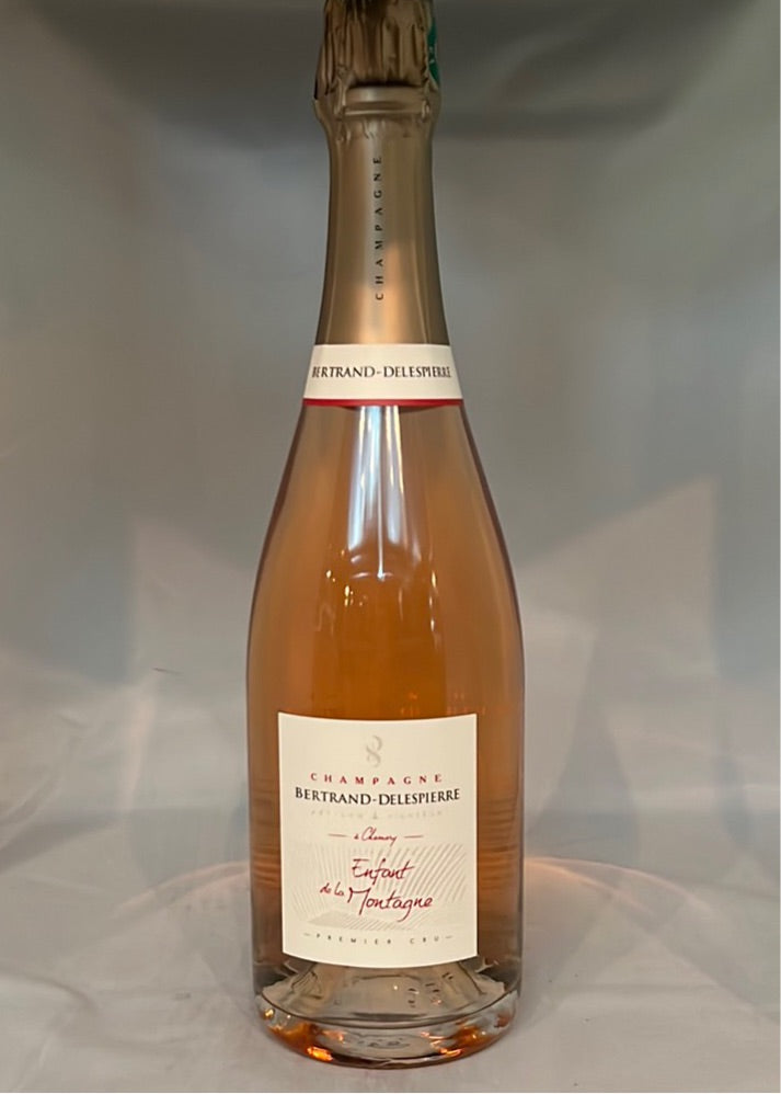 Champagne Bertrand-Delespierre a Chamery Enfant de la Montagne Rose Premier Cru Extra Brut, Montagne de Reims