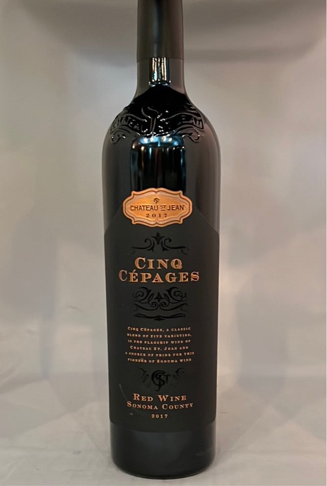 Chateau St Jean Cinq Cepages Red Wine 2017, Sonoma County