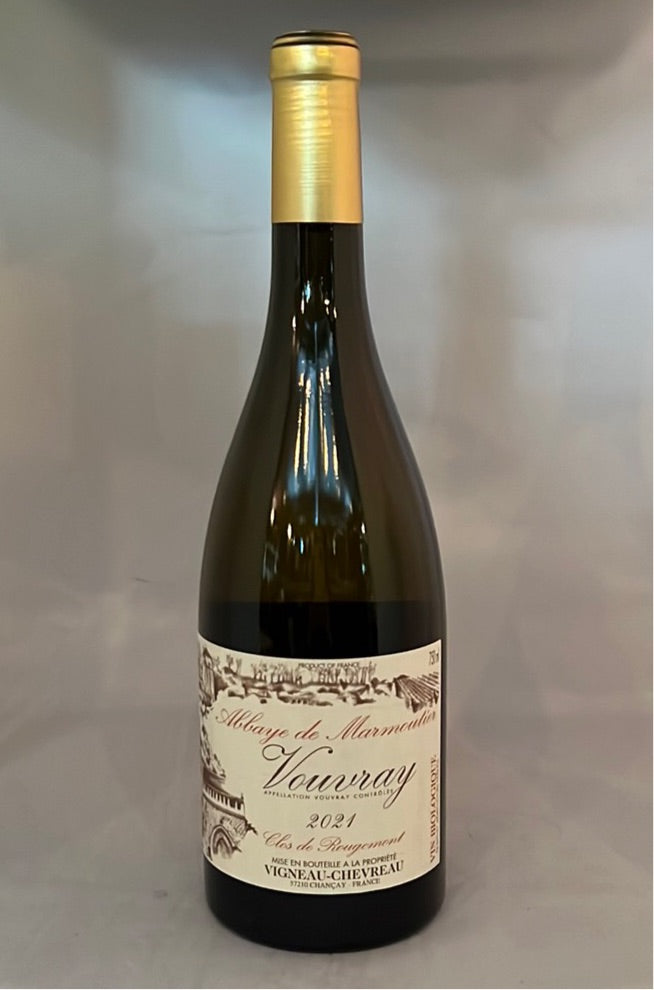 Domaine Vigneau-Chevreau Abbaye de Marmoutier Vouvray Clos de Rougemont 2021, Touraine France