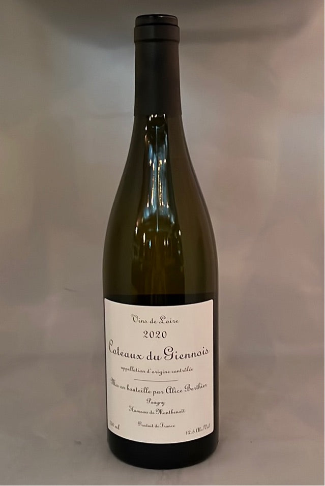 Alice Berthier Coteaux du Giennois 2020, Vins de Loire