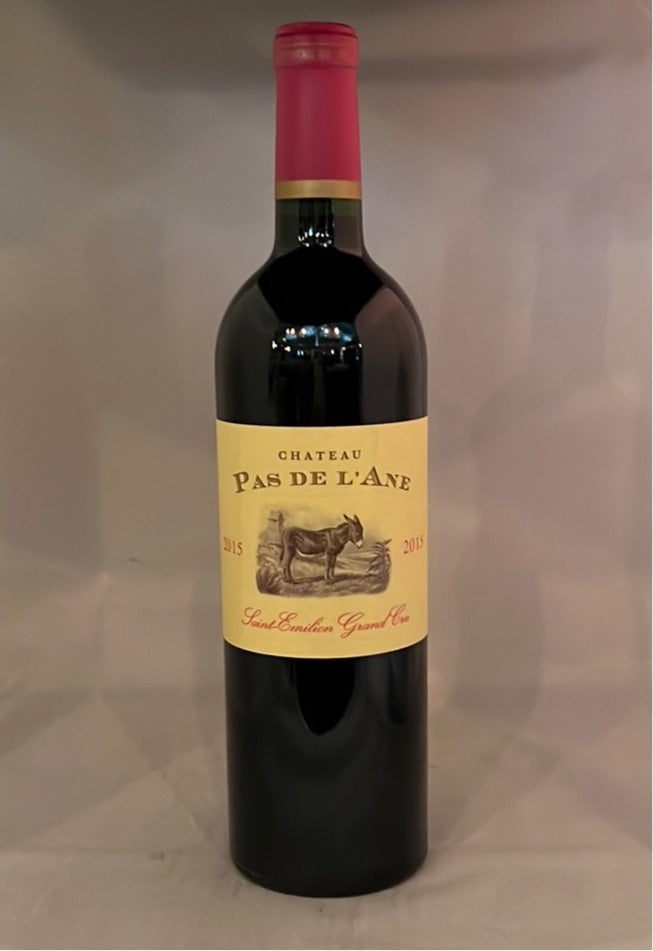 Chateau Pas de l’Ane St. Emilion Grand Cru 2015, Bordeaux France