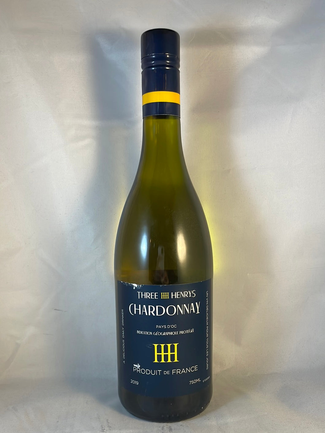 Three HH Henry’s Chardonnay 2019, France