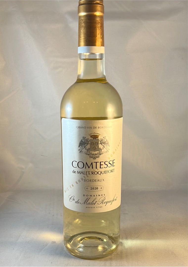 Comtesse de Malet Bordeaux Blanc 2020