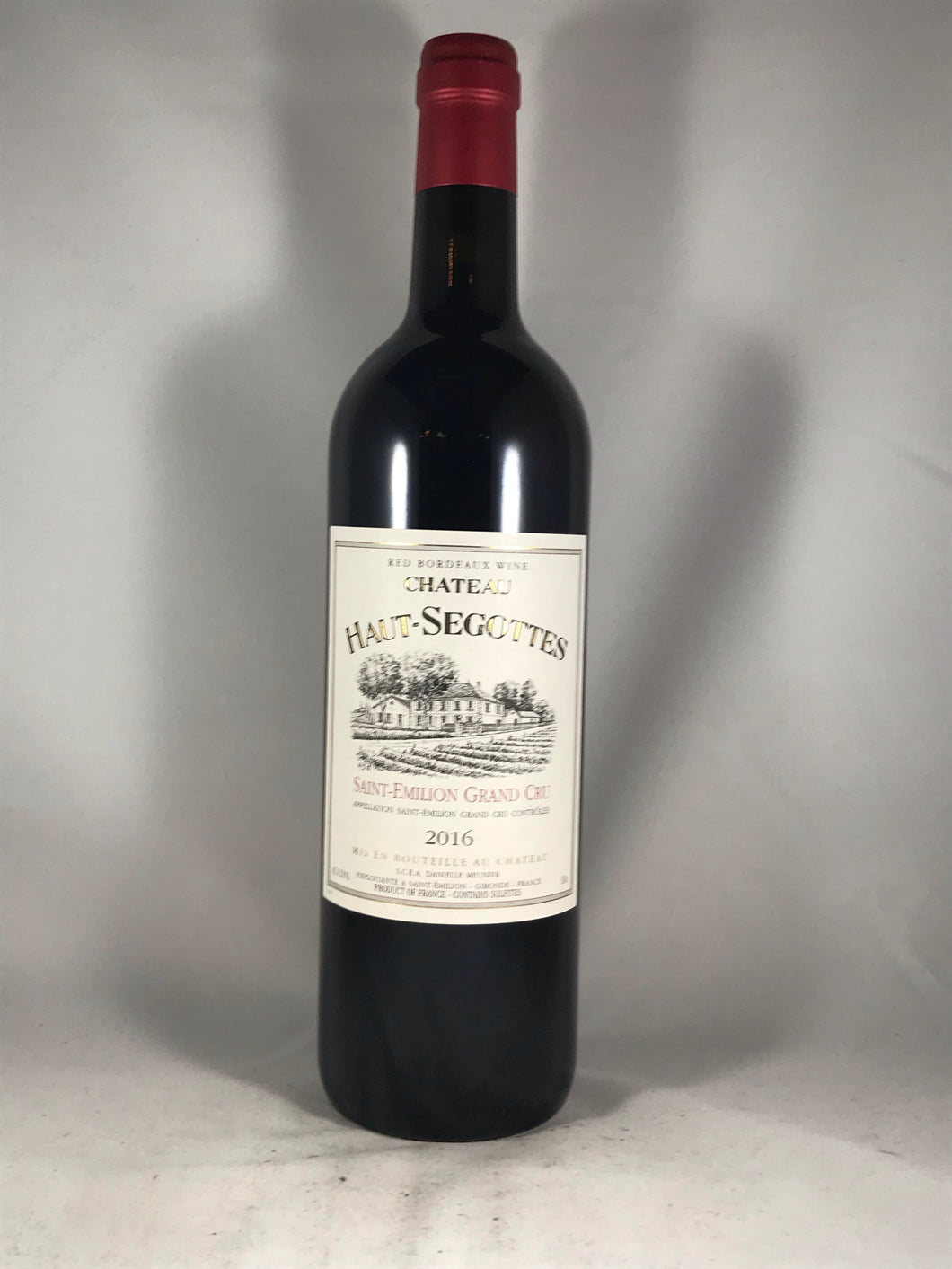 Saint-Emilion Grand Cru Haut-Segottes Chateau 2016, Gironde, France