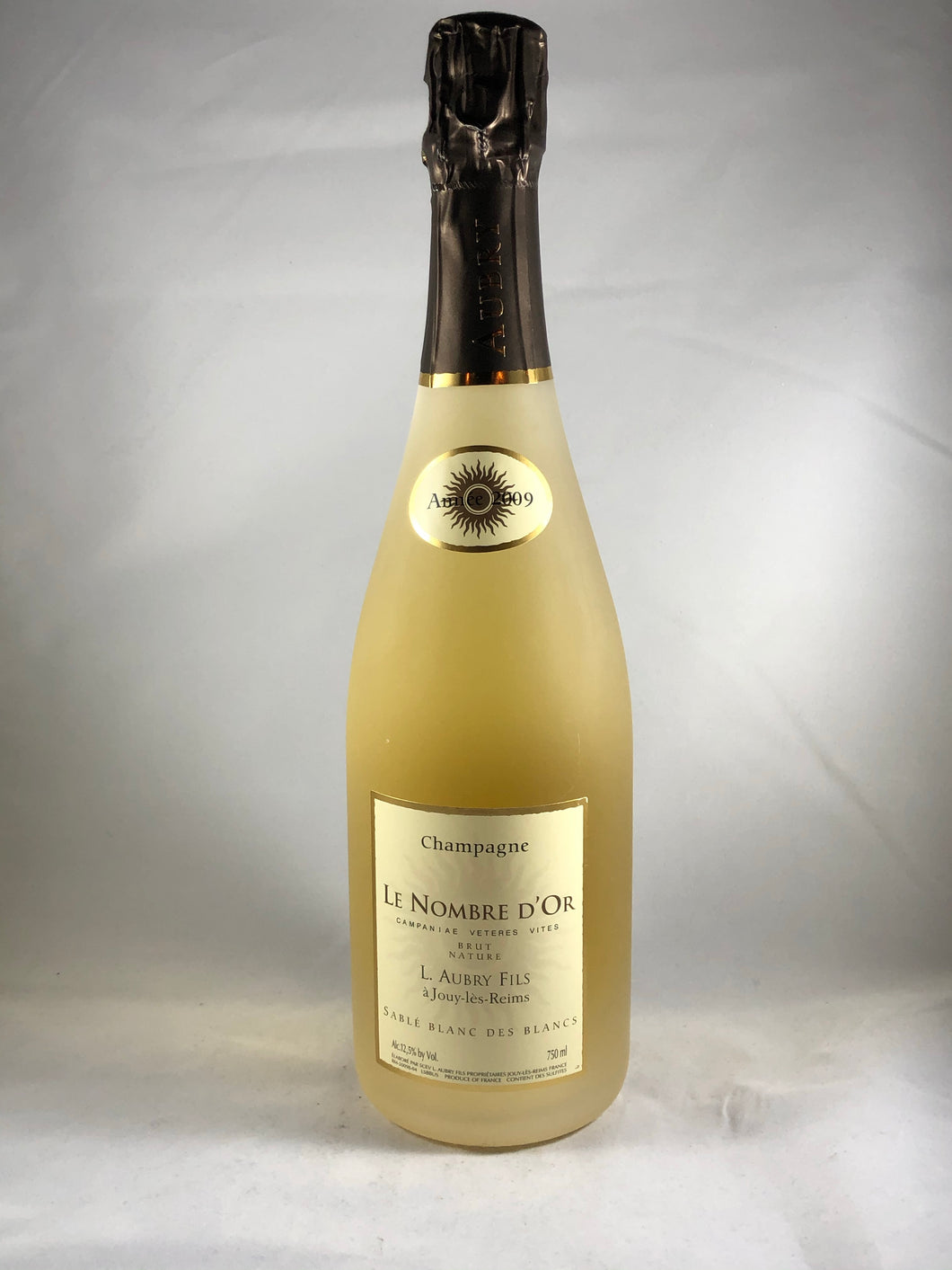 L. Aubry Fils Le Nombre D’Or Champagne Sablé Blanc Des Blancs 2009, France