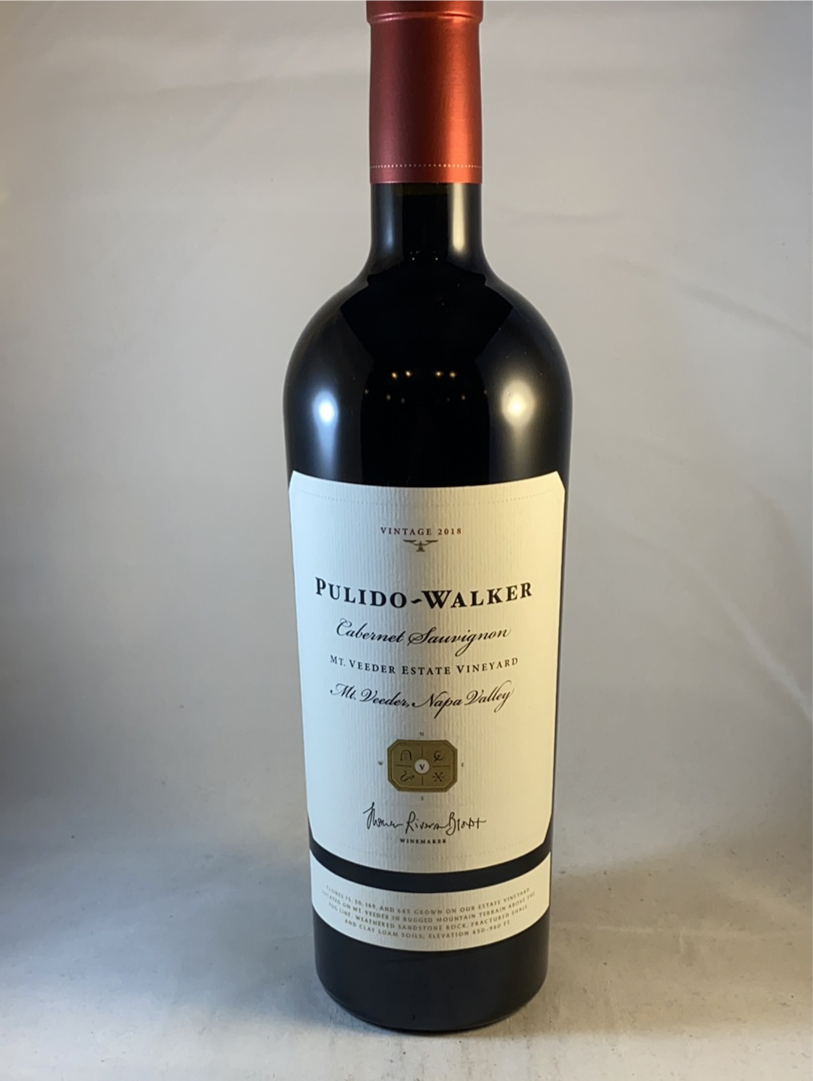 Pulido-Walker Mt. Veeder Estate Vineyard Cabernet Sauvignon 2018, Napa Valley CA