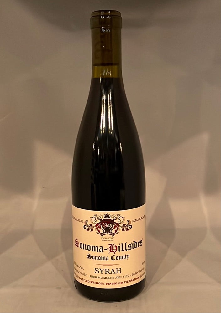 Pax Wine Cellars “Sonoma Hillsides” Syrah 2019, Sonoma California