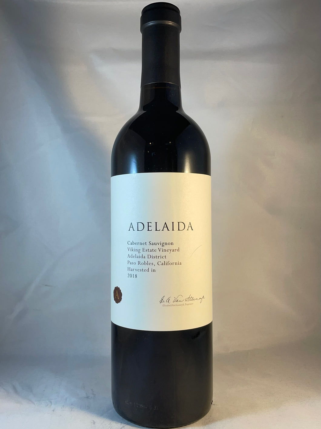 Adelaida Viking Vineyard Cabernet Sauvignon 2018, Adelaida District, Paso Robles California