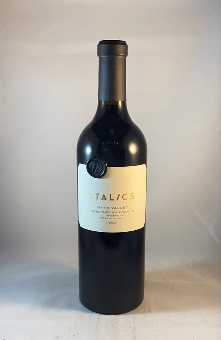 Italics Cabernet Sauvignon Coombsville  Estate Grown 2016, Napa, California