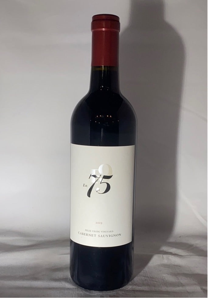 Seventy Five Wine Co. Feliz Creek Vineyard Cabernet Sauvignon 2020, Mendocino County, California