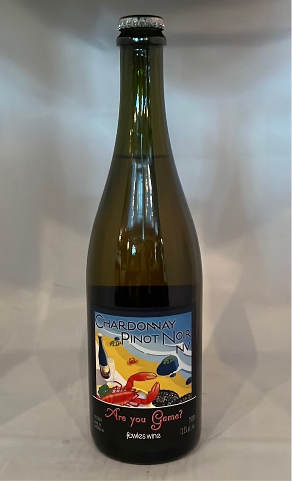 Fowles Wine Are You Game Chardonnay Pinot Noir Sparkling N.V., Victoria, Australia