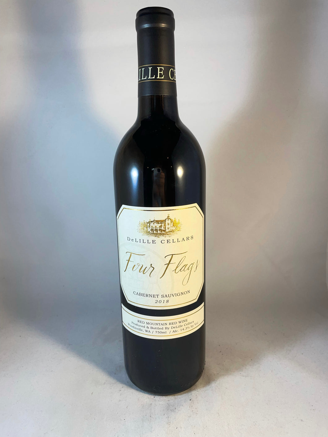 DeLille Cellars Four Flags Cabernet Sauvignon 2018, Red Mountain, WA