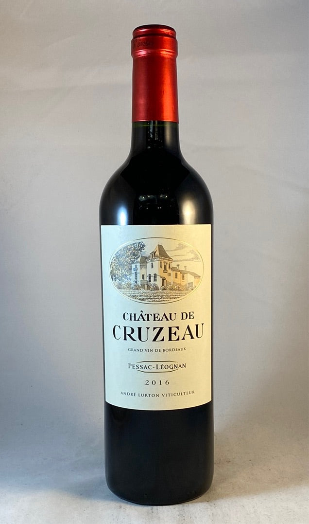 Andre Lurton Chateau de Cruzeau 2016, Pessac-Leognan Bordeaux France