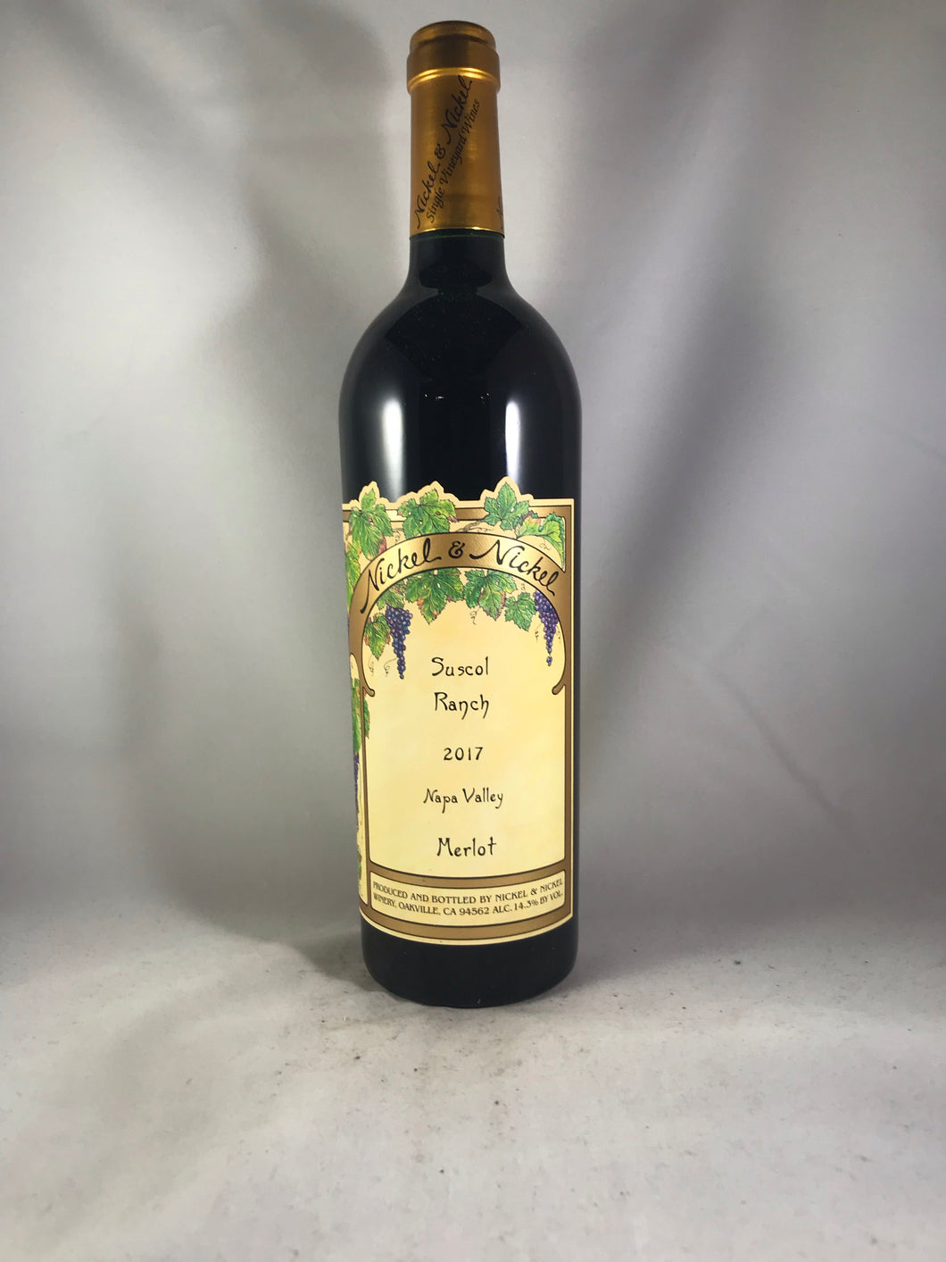 Nickel & Nickel Suscol Ranch Merlot 2017, Napa Valley, CA