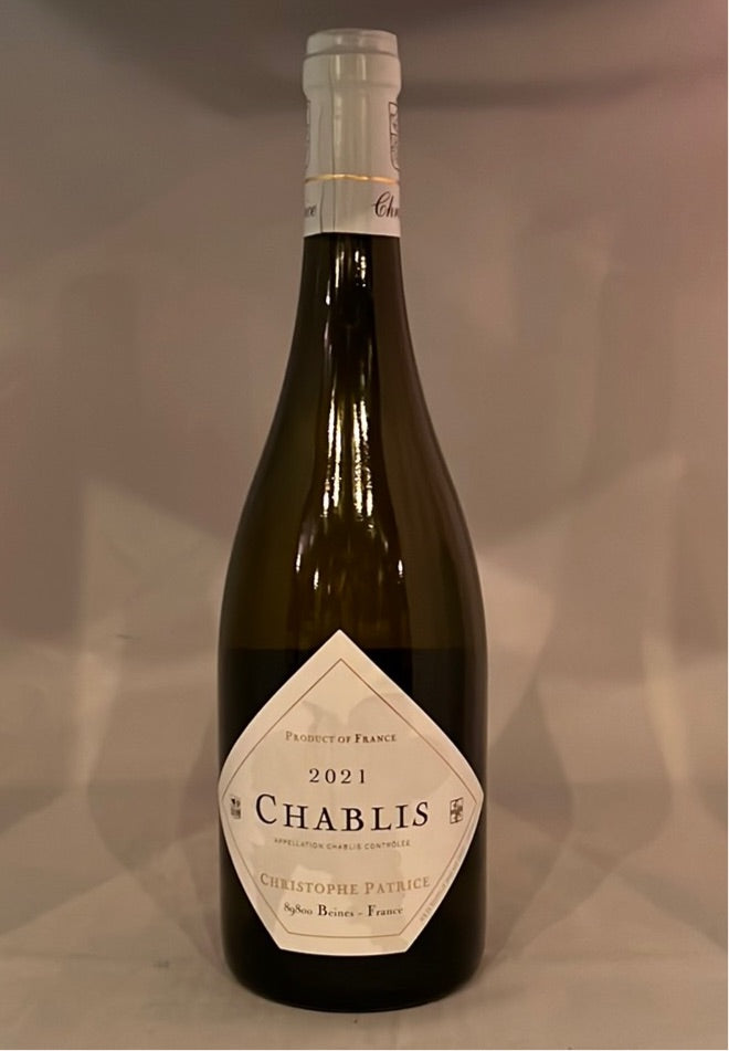 Christophe Patrice Chablis 2021, Chablis France