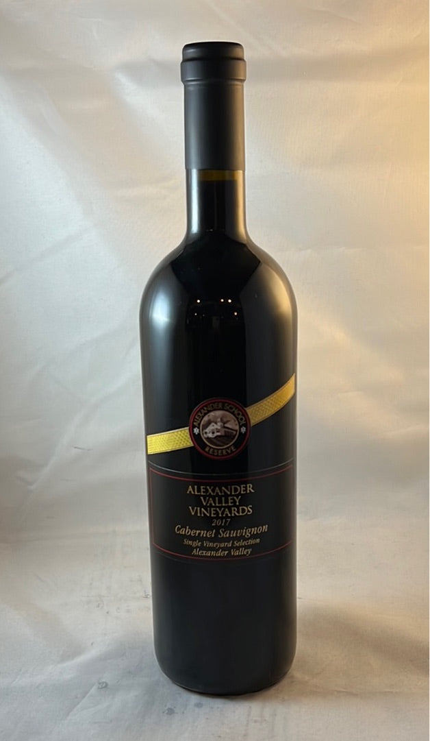 Alexander Valley Vineyards Alexander School Reserve Cabernet Sauvignon Single Vineyard Selection 2017, Alexander Valley