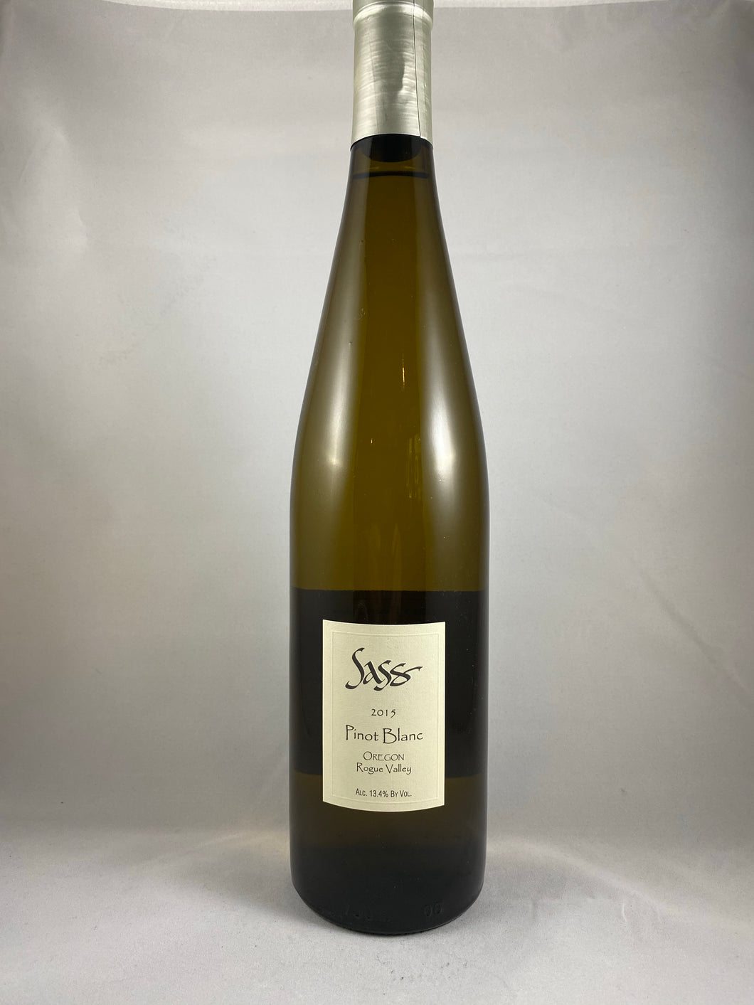 Sass Pinot Blanc 2015, Rogue Valley, Oregon