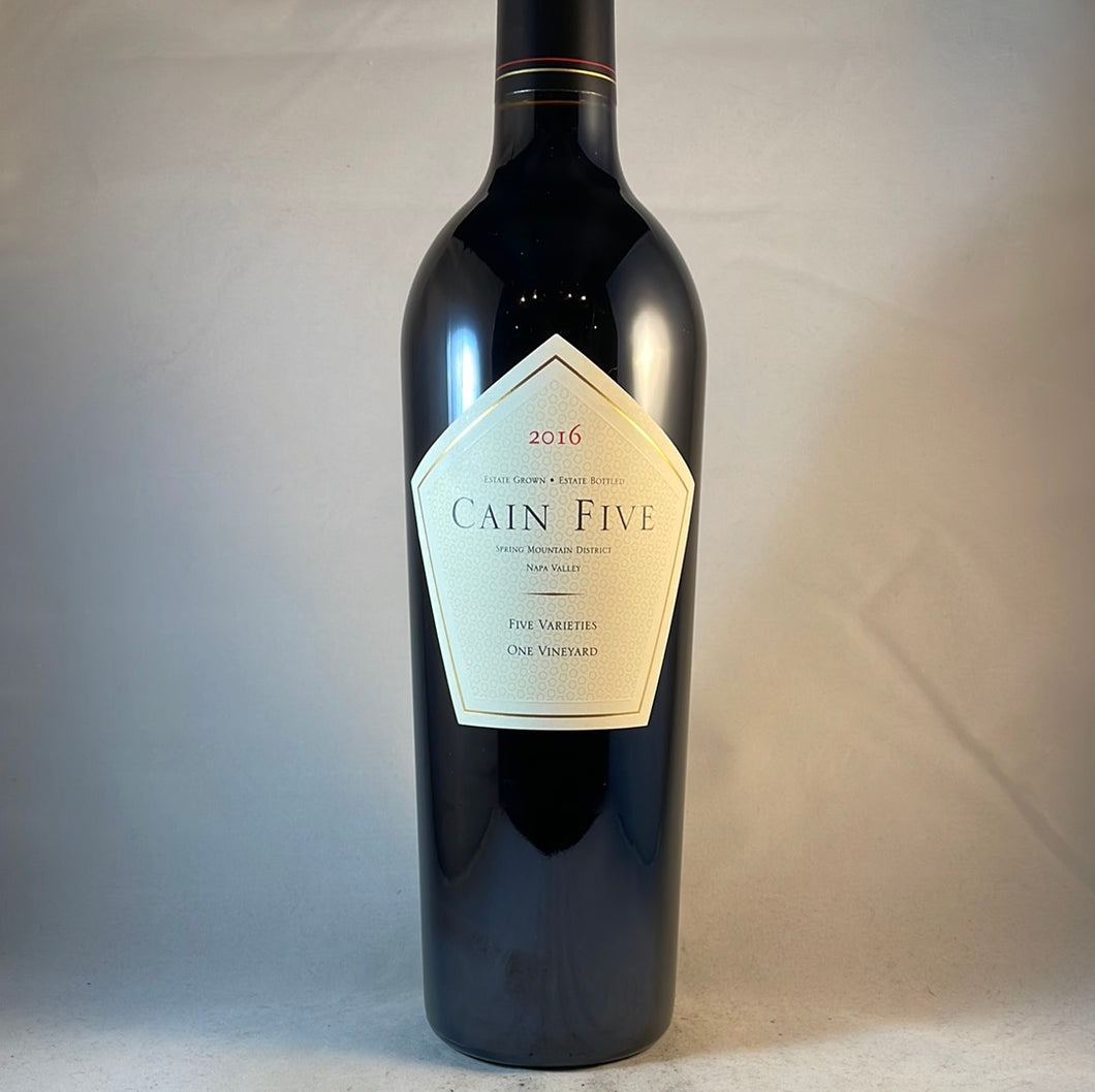 Cain Vineyards Cain Five 2016, Spring Mountain District, Napa Valley California