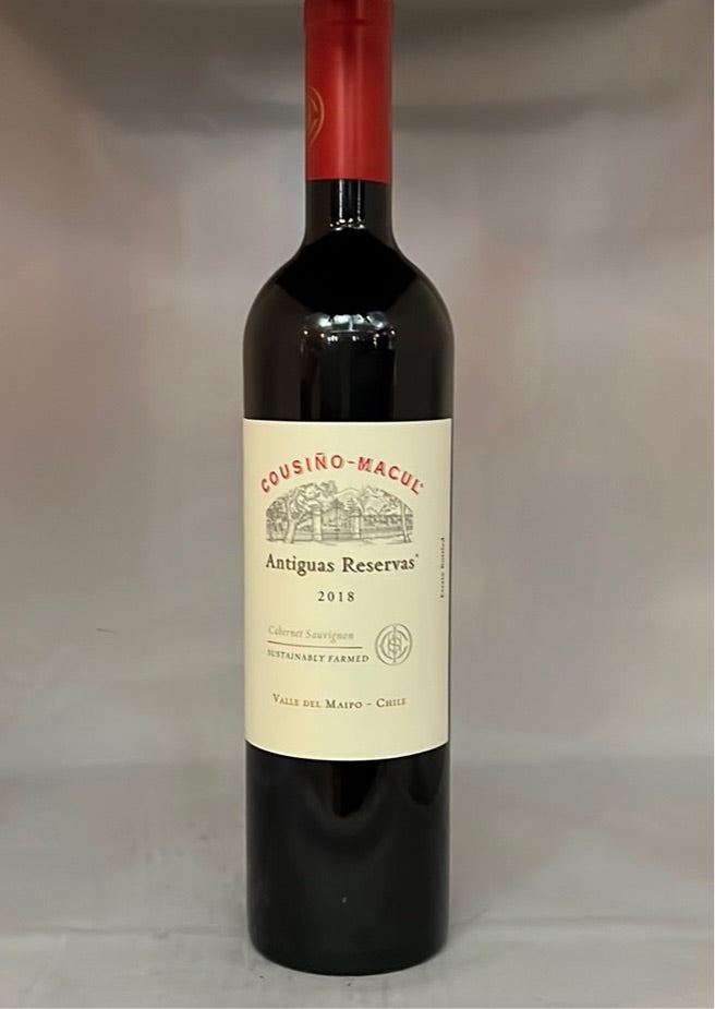 Cousino-Macul Antiguas Reservas Cabernet Sauvignon 2018, Valle del Maipo, Chile