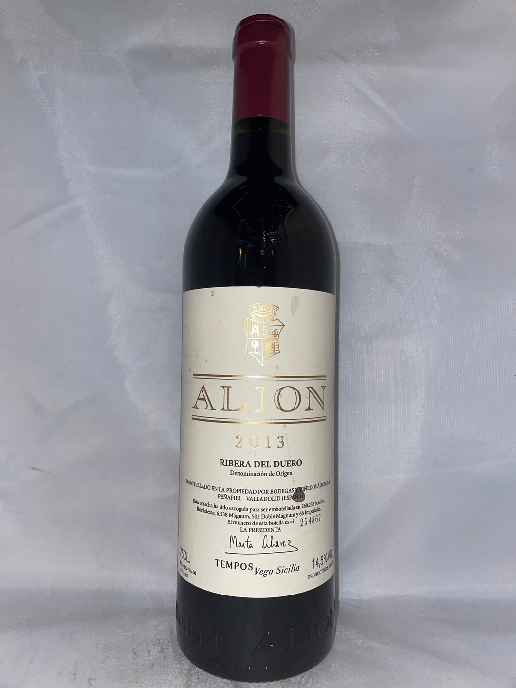 Alion Ribera del Duero 2013, Spain