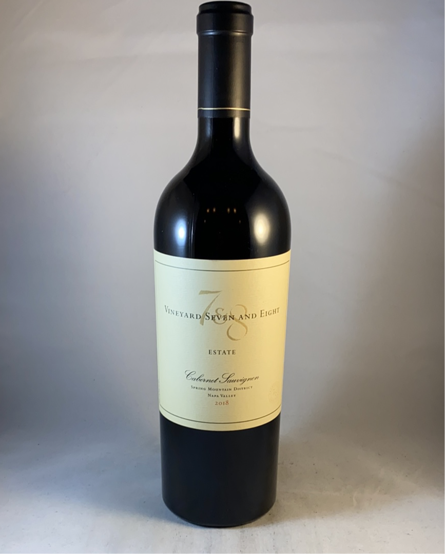 Vineyard Seven and Eight Estate Cabernet Sauvignon 2018, Spring Mountain Napa Valley CA