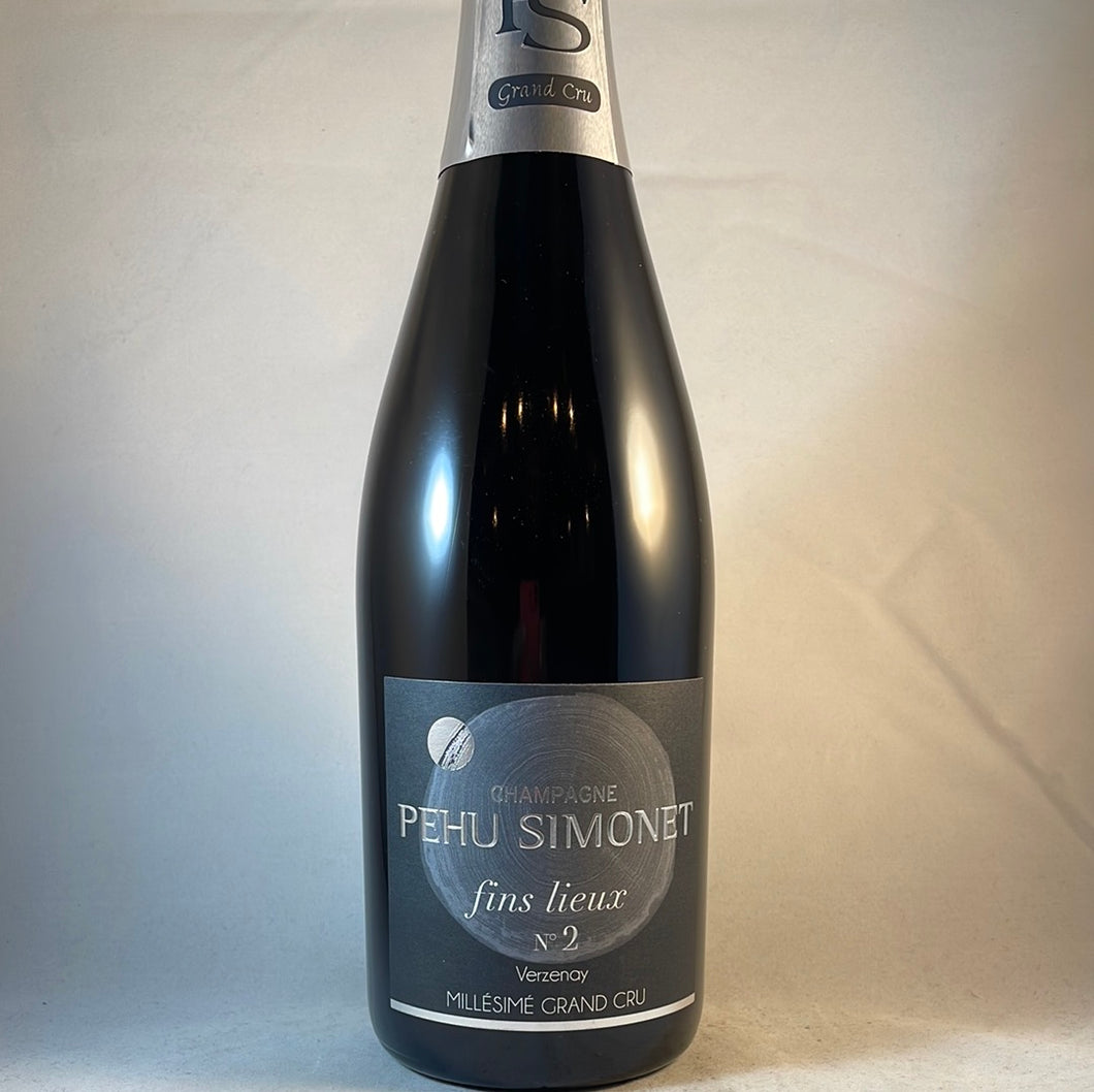 Champagne Pehu Simonet Fins Lieuz No. 2 Blanc De Noirs Millesime 2013 Grand Cru, Verzenay France
