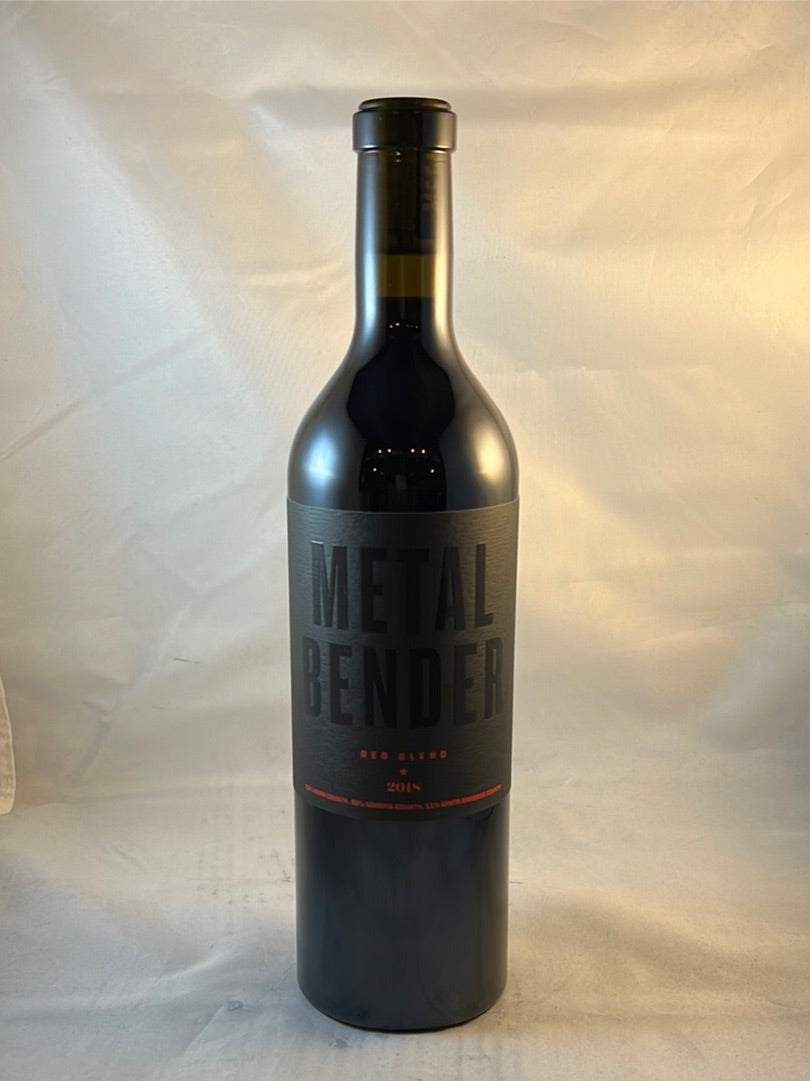 Metal Bender Red Blend 2018, Napa County, Sonoma County, Santa Barbara County