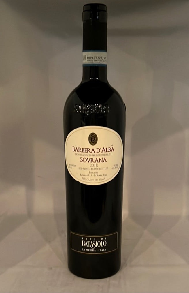 Beni di Batasiolo Barbera d'Alba Sovrana 2019, Italy