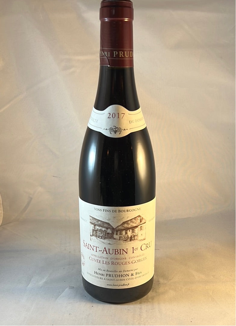 Henri Prudhon St. Aubin 1er Cru Cuvee les Rouges Gorges 2017