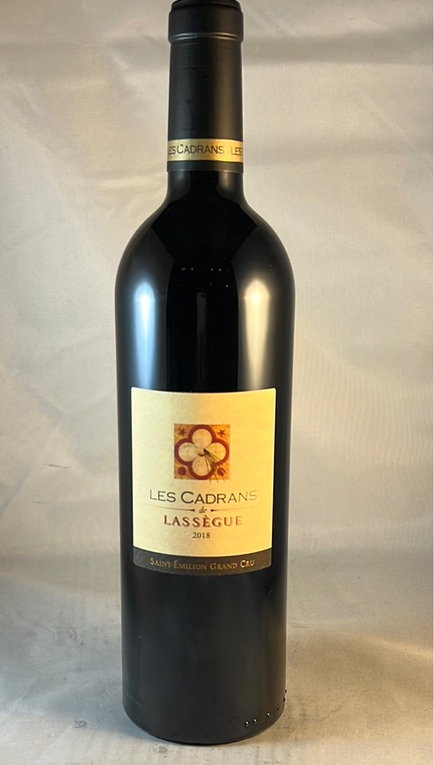 Les Cadrans de Lassegue St. Emilion Grand Cru 2018